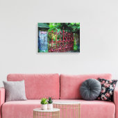 Strawberry Field Gates, Liverpool, Verenigd Konink Canvas Afdruk (Insitu (Woonkamer))
