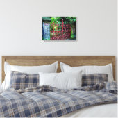 Strawberry Field Gates, Liverpool, Verenigd Konink Canvas Afdruk (Insitu (Slaapkamer))