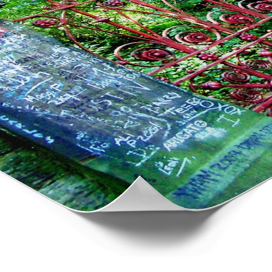 Strawberry Field Gates, Liverpool, Verenigd Konink Poster (Hoek)