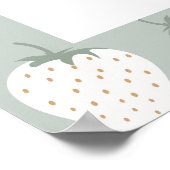 Strawberry Fields Berry First Birthday | Welkom Poster (Hoek)