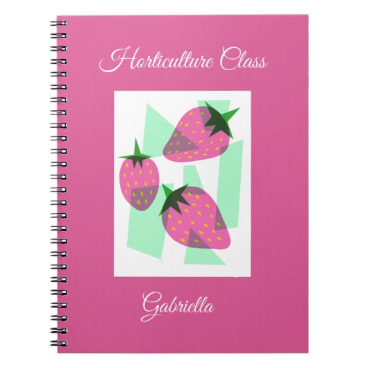 Strawberry Fields Forever Klassieker  Notitieboek (Voorkant)