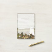 Strawberry Fields-Notitieblok Post-it® Notes (Op bureau)