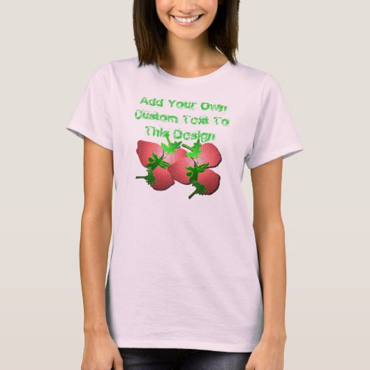 Strawberry Fields-pas dit T-shirt aan! (Voorkant)