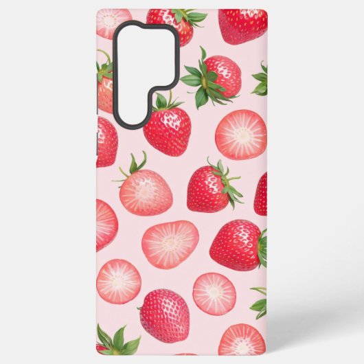 Strawberry Fields Phone Case Samsung Galaxy Hoesje (Achterkant)