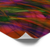 Strawberry Fields Psychedelic Abstract Poster (Hoek)