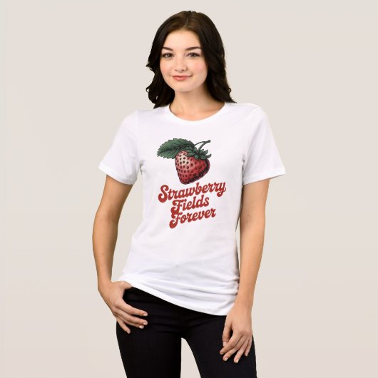 Strawberry Fields T-shirt (Voorkant volledig)