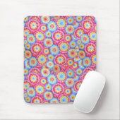 Strawberry Fields Tie Dye Mousepad Muismat (Met muis)