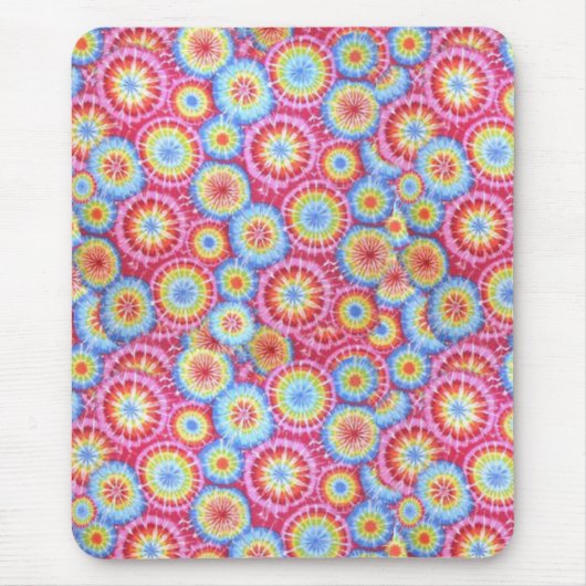 Strawberry Fields Tie Dye Mousepad Muismat (Voorkant)