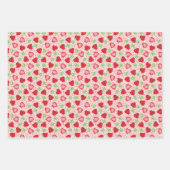Strawberry Fizz wrapvellen papier Inpakpapier Vel (Voorkant)