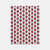 Strawberry Fleece Blanket (Voorkant)