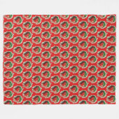 Strawberry Fleece Blanket (Voorkant (Horizontaal))