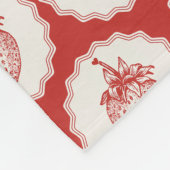 Strawberry Fleece Deken (Hoek)