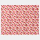 Strawberry Fleece Deken (Voorkant (Horizontaal))