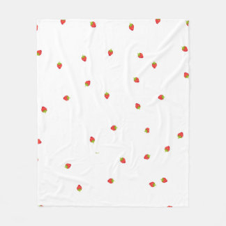Strawberry Fleece Deken
