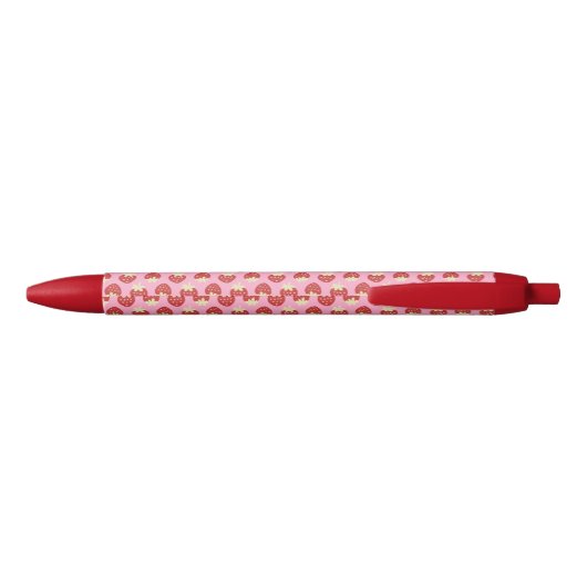 Strawberry Flip Aangepaste pen (Achterkant)