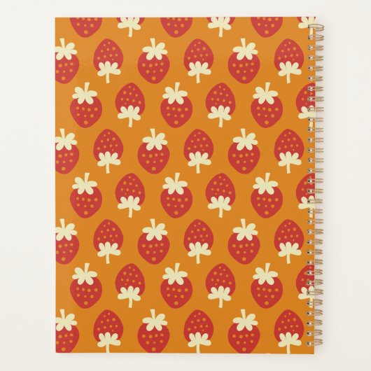 Strawberry Flip Planner (Achterkant)