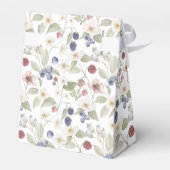 Strawberry Floral Berry Sweet Baby Shower Thank Bedankdoosjes (Achterkant)