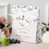 Strawberry Floral Berry Sweet Baby Shower Thank Bedankdoosjes