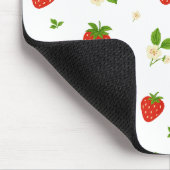 Strawberry floral pattern mouse pad, cute watercol muismat (Hoek)