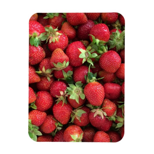 Strawberry foto magnet magneet (Verticaal)