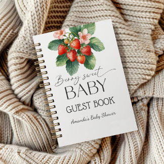 Strawberry Fresh Market Berry Sweet Baby Shower Notitieboek