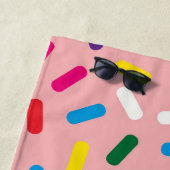 Strawberry Frosted Sprinkles Beach Towel Strandlaken (In situ)