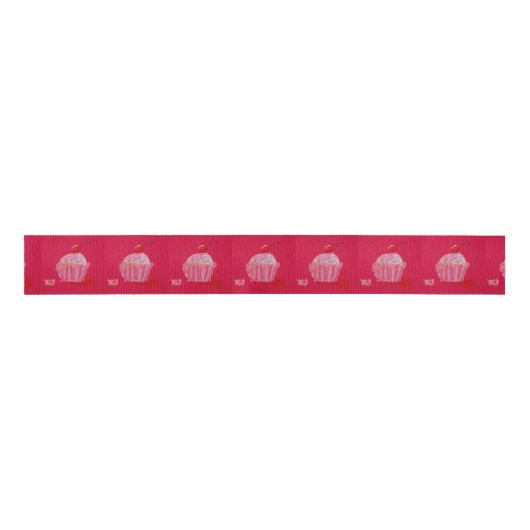 Strawberry Frosting Grosgrain Lint (Voorkant)