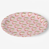 Strawberry Fruit Birthday Papieren Bordje (Gekanteld)