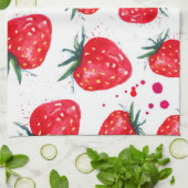 Strawberry Fruity Kitchen Towel Theedoek (Gevouwen)