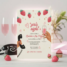 Strawberry Galentine's Girls Night Party  Kaart