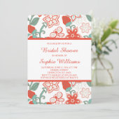 Strawberry Garden Bridal Shower Kaart (Staand voorkant)