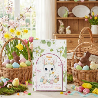 Strawberry Gaze Bunny - Cute Anime Eyes & Ribbon Medium Cadeauzakje