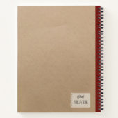 Strawberry gepersonaliseerde compositie Notitieboek (Achterkant)