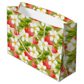 Strawberry Gift Bag Groot Cadeauzakje (Achterkant Gekanteld)