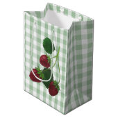 Strawberry Gift Bag Medium Cadeauzakje (Voorkant Gekanteld)