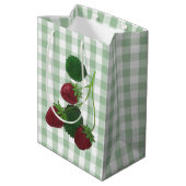 Strawberry Gift Bag Medium Cadeauzakje (Achterkant Gekanteld)