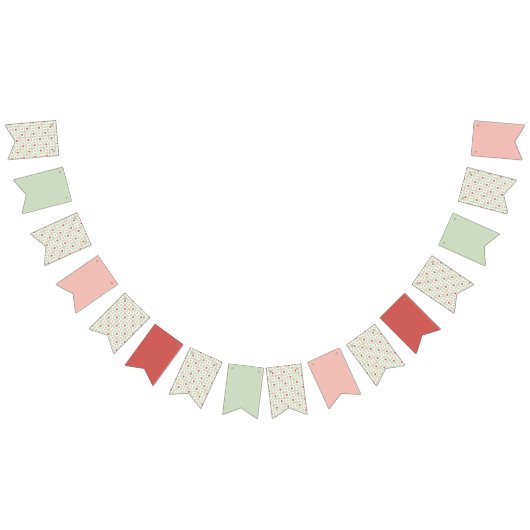 Strawberry Gingham First Birthday  Vlaggetjes (Alle)