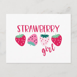 Strawberry Girl Briefkaart