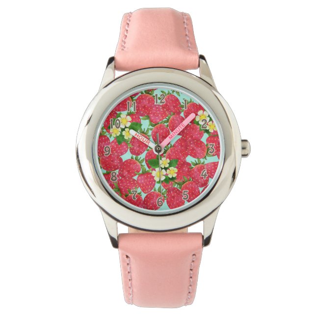 Strawberry Girl eWatch Horloge (Voorkant)
