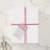 Strawberry Girl First Birthday Party Hartelijk dan Cadeaulabel (Met Touw)