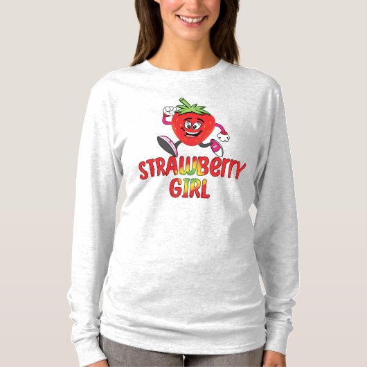 Strawberry Girl T-shirt (Voorkant)