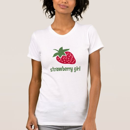Strawberry Girl T-Shirt (Voorkant)