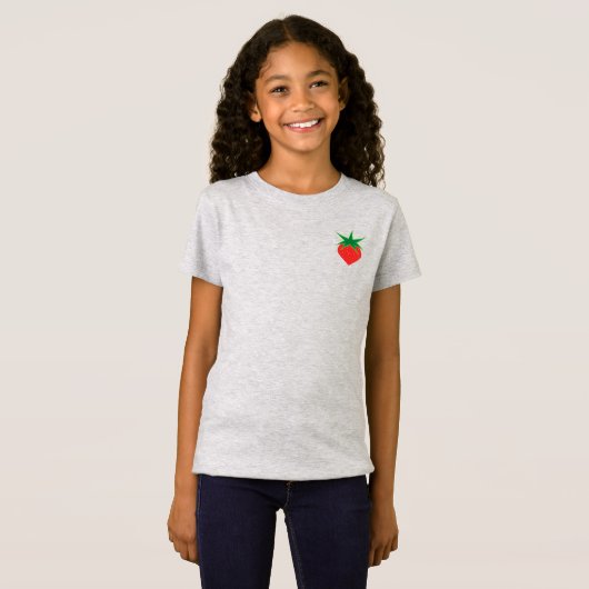 Strawberry Girls' Slim Fit T-Shirt (Voorkant volledig)