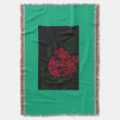 Strawberry Glamour  Deken (Voorkant Verticaal)