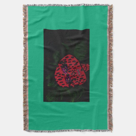 Strawberry Glamour  Deken (Voorkant Verticaal)