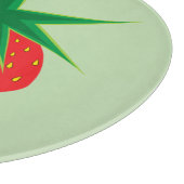 Strawberry Glass Cutting Board Snijplank (Hoek)