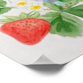 Strawberry Gnome art print (Hoek)