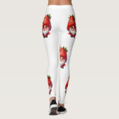 Strawberry Gnome Charm Leggings (Achterkant)