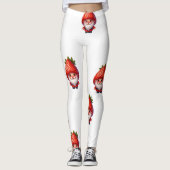 Strawberry Gnome Charm Leggings (Voorkant)