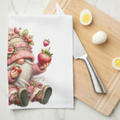 Strawberry Gnome keukenhanddoeken (Quarter Fold)
